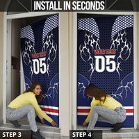 Custom USA Ice Hockey Door Cover United Ice Power