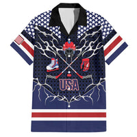 Custom USA Ice Hockey Hawaiian Shirt United Ice Power