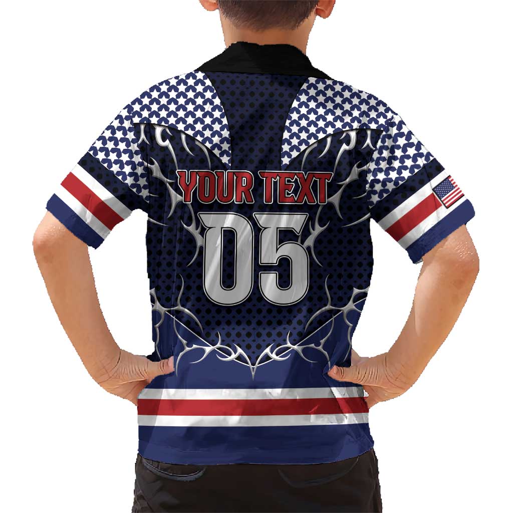 Custom USA Ice Hockey Hawaiian Shirt United Ice Power