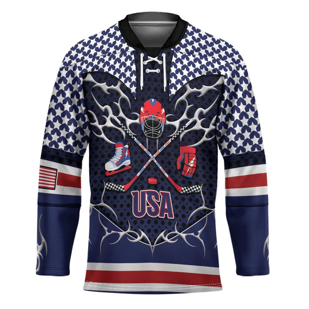 Custom USA Ice Hockey Hockey Jersey United Ice Power