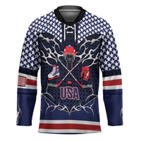 Custom USA Ice Hockey Hockey Jersey United Ice Power