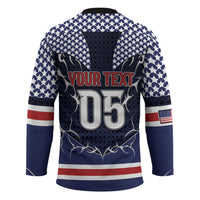 Custom USA Ice Hockey Hockey Jersey United Ice Power