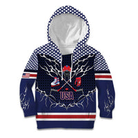 Custom USA Ice Hockey Kid Hoodie United Ice Power