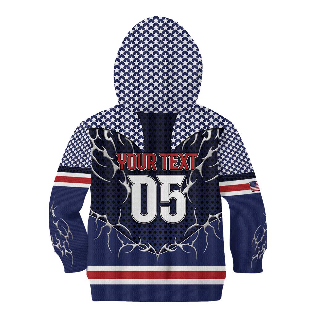 Custom USA Ice Hockey Kid Hoodie United Ice Power