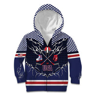 Custom USA Ice Hockey Kid Hoodie United Ice Power