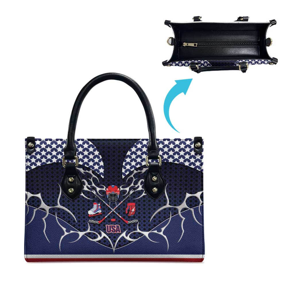 USA Ice Hockey Leather Bag United Ice Power