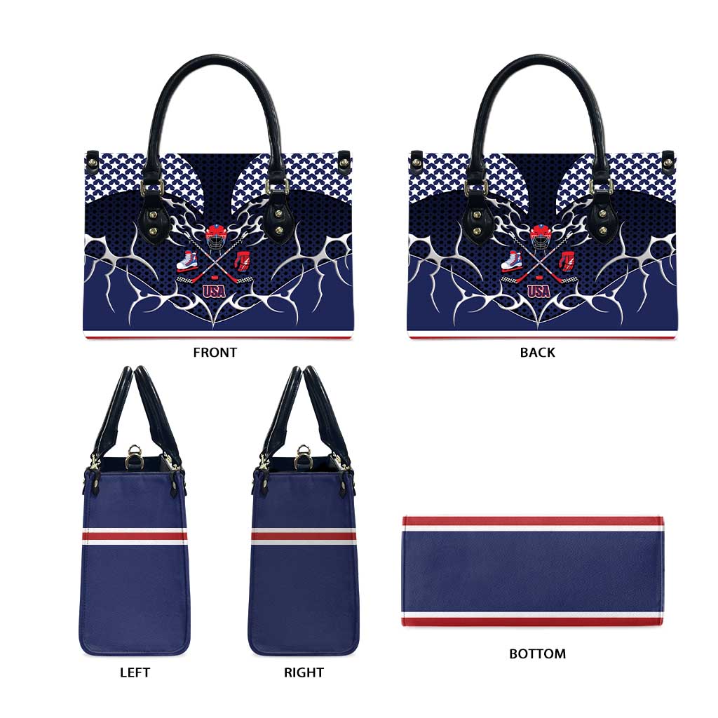 USA Ice Hockey Leather Bag United Ice Power