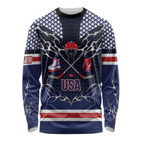 Custom USA Ice Hockey Long Sleeve Shirt United Ice Power