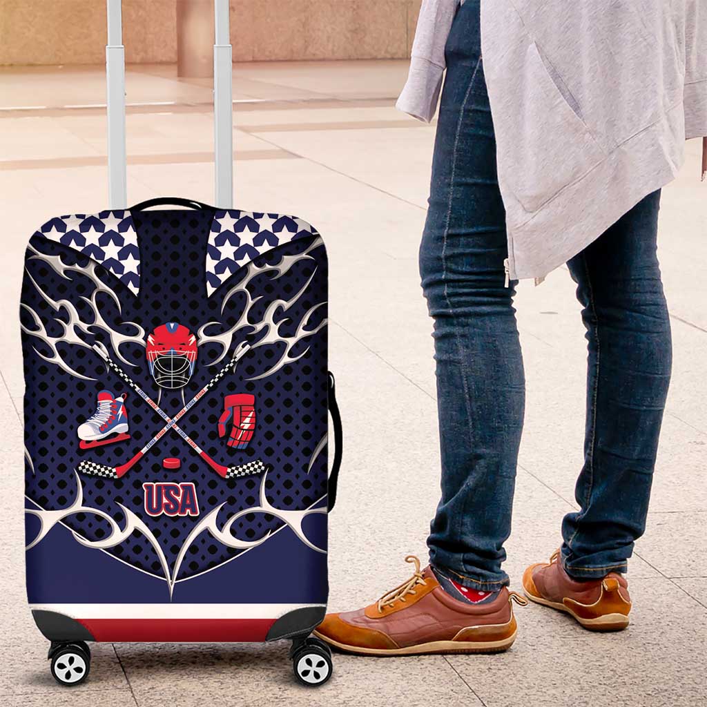 USA Ice Hockey Luggage Cover United Ice Power