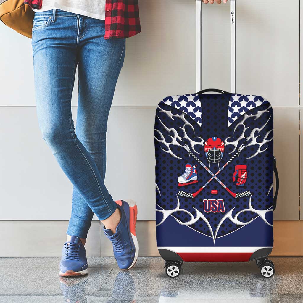 USA Ice Hockey Luggage Cover United Ice Power