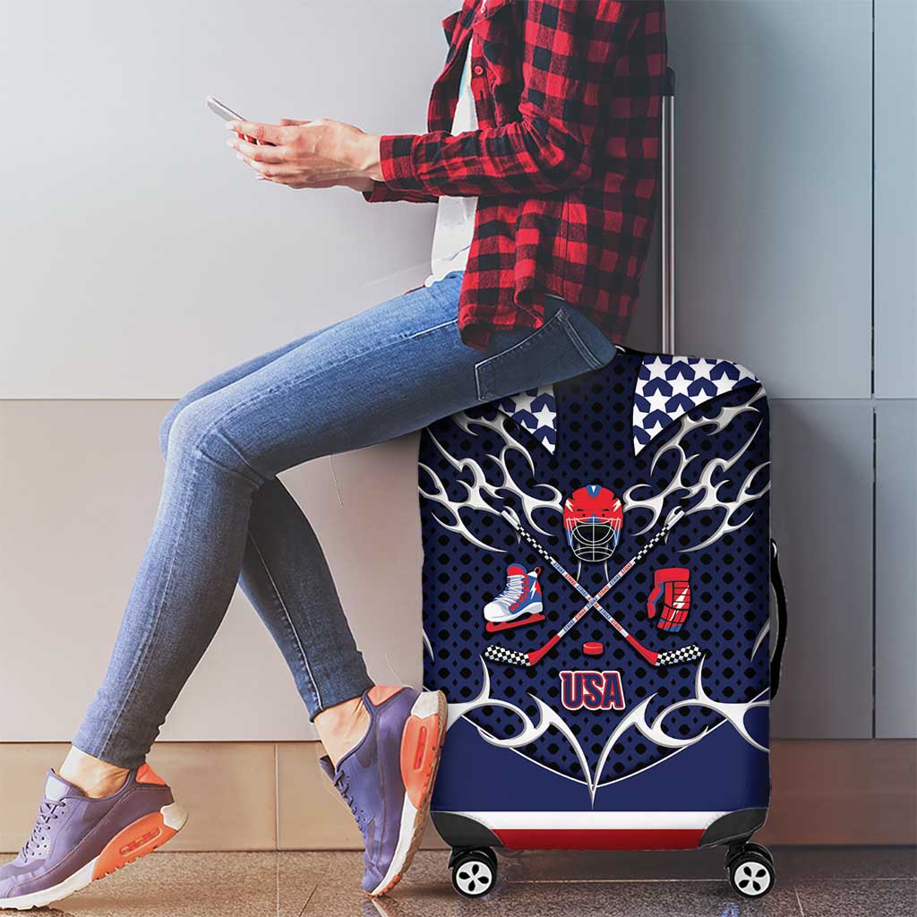 USA Ice Hockey Luggage Cover United Ice Power