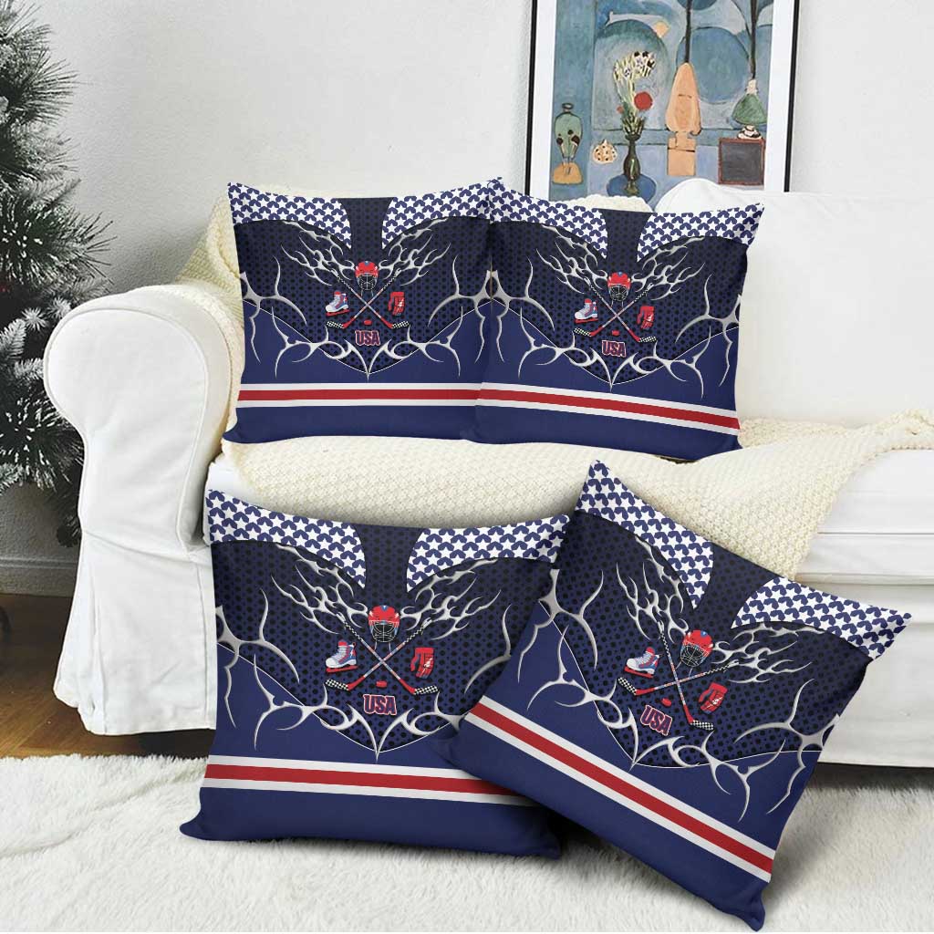 USA Ice Hockey Pillow Cover United Ice Power