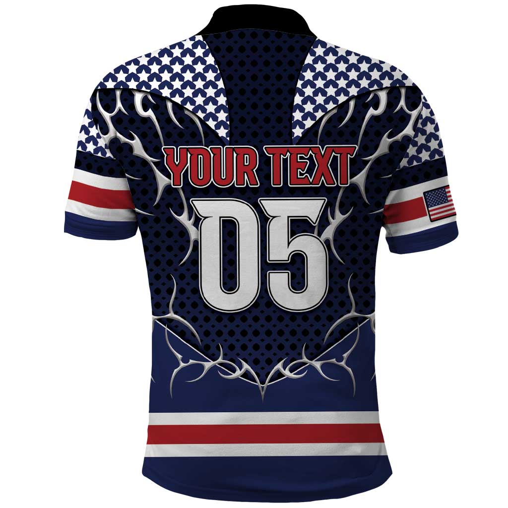 Custom USA Ice Hockey Polo Shirt United Ice Power