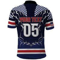 Custom USA Ice Hockey Polo Shirt United Ice Power