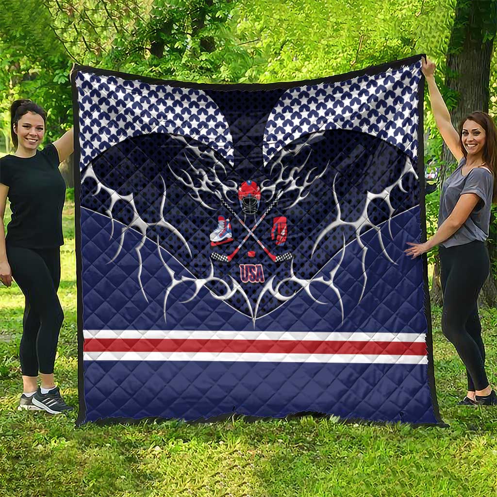USA Ice Hockey Quilt United Ice Power