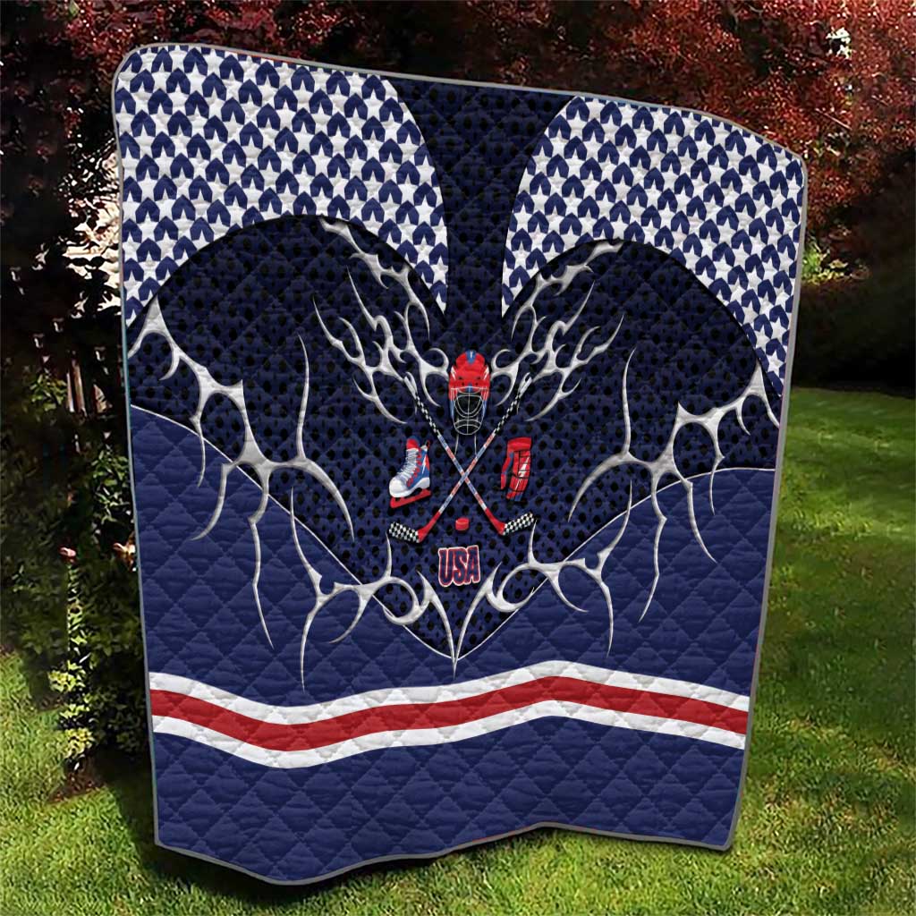 USA Ice Hockey Quilt United Ice Power