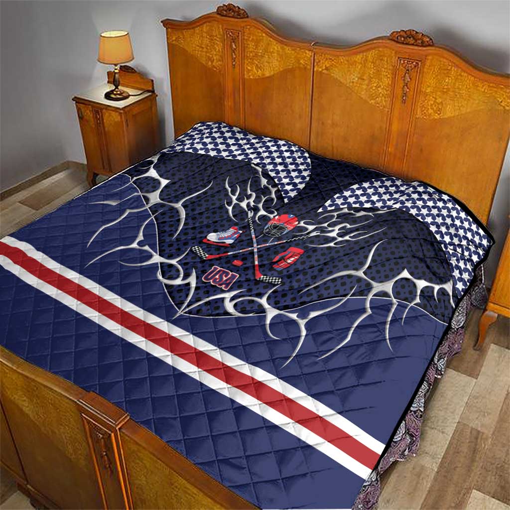 USA Ice Hockey Quilt United Ice Power