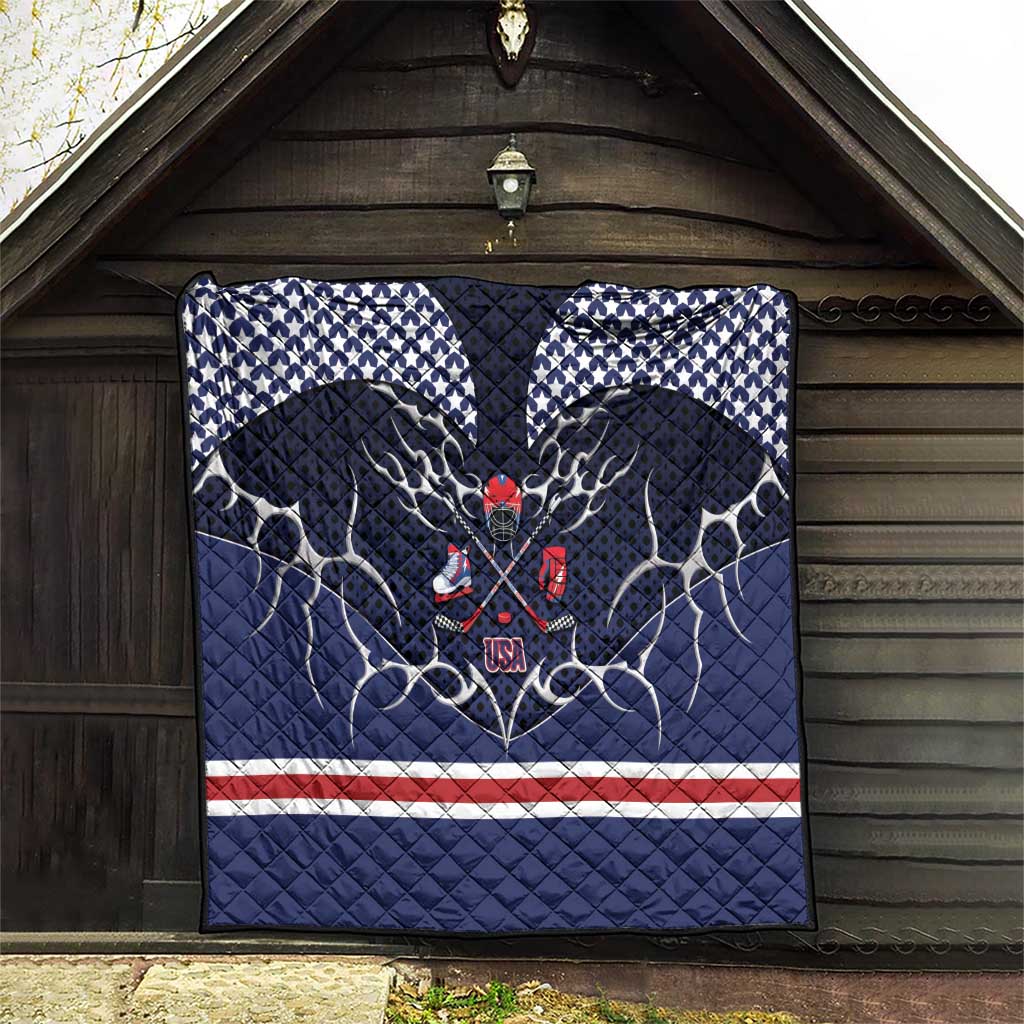 USA Ice Hockey Quilt United Ice Power