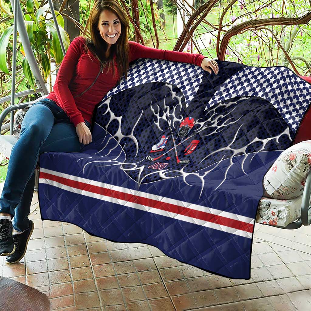 USA Ice Hockey Quilt United Ice Power