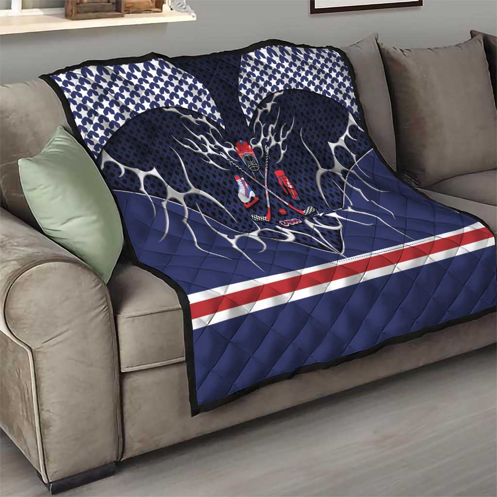 USA Ice Hockey Quilt United Ice Power