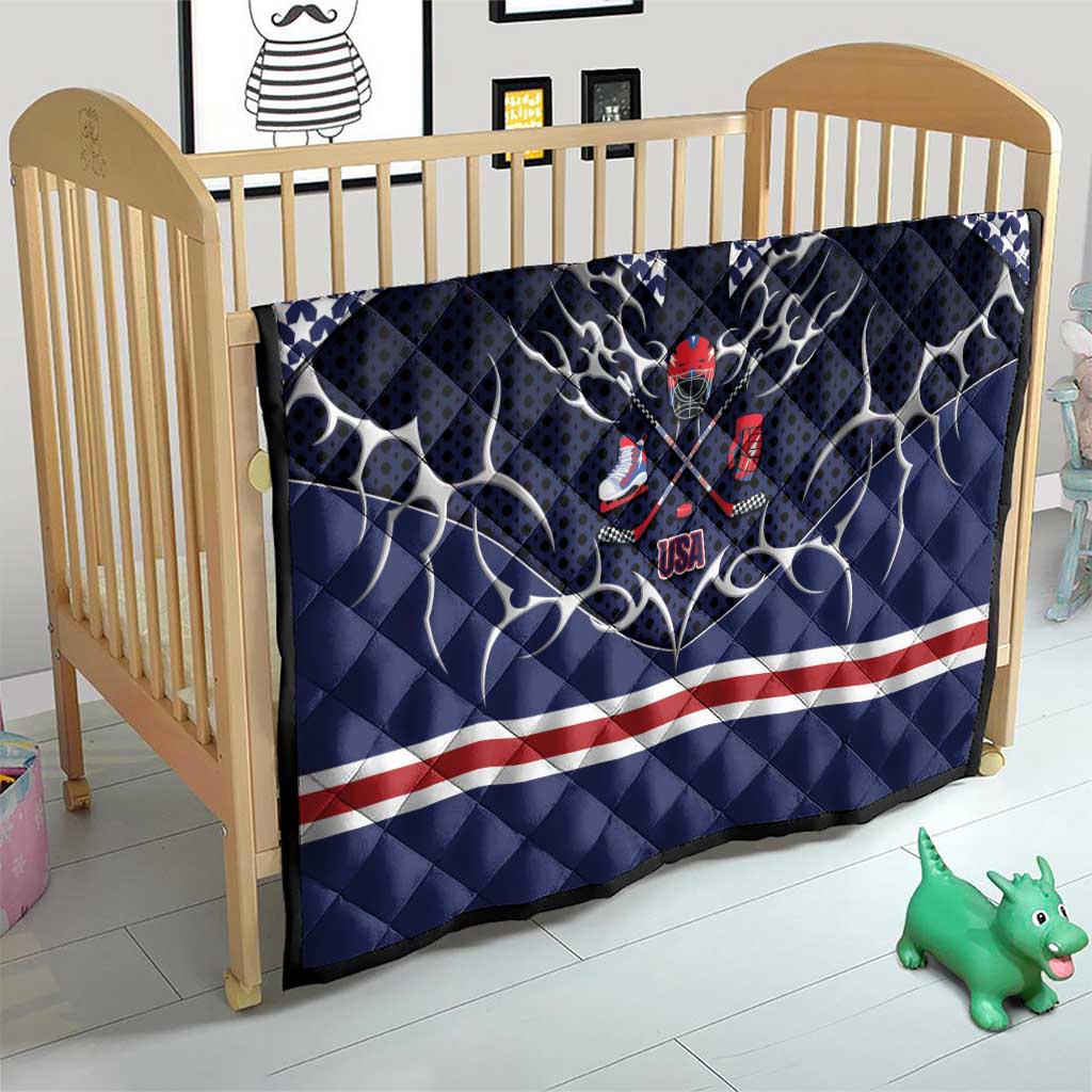 USA Ice Hockey Quilt United Ice Power