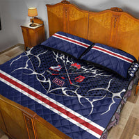 USA Ice Hockey Quilt Bed Set United Ice Power