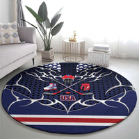 USA Ice Hockey Round Carpet United Ice Power