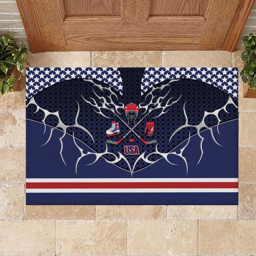 USA Ice Hockey Rubber Doormat United Ice Power