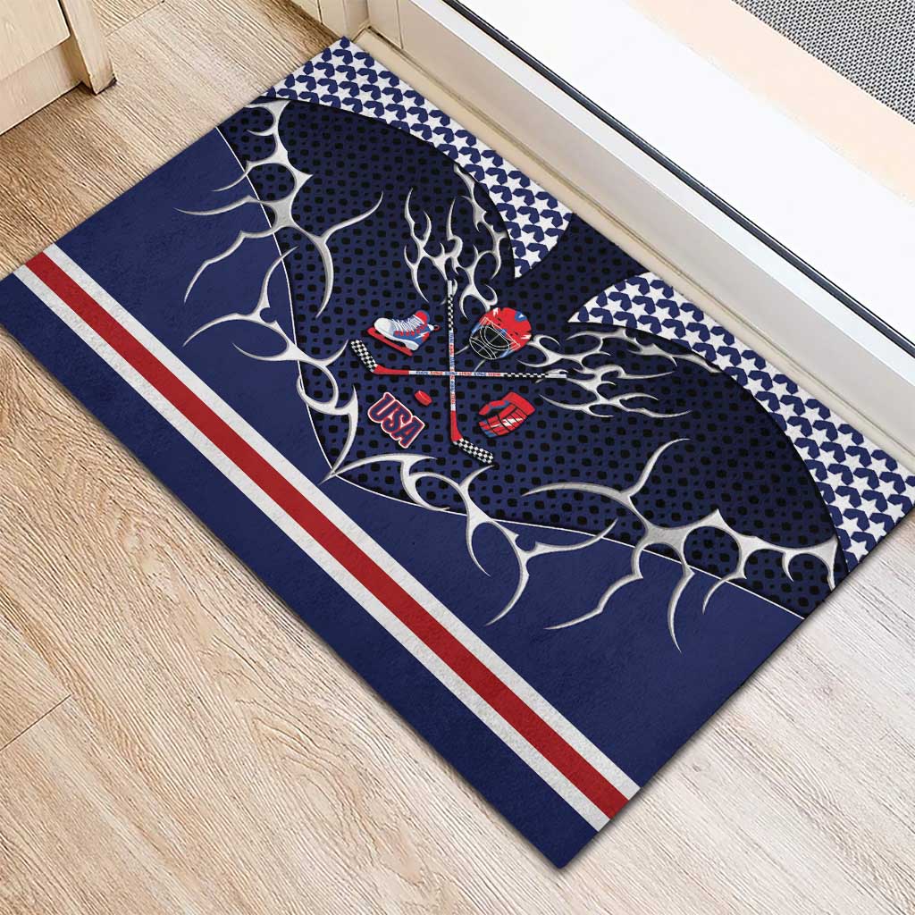 USA Ice Hockey Rubber Doormat United Ice Power