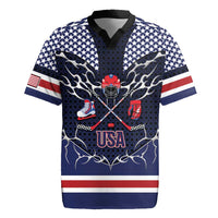 Custom USA Ice Hockey Rugby Jersey United Ice Power