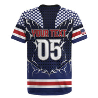 Custom USA Ice Hockey Rugby Jersey United Ice Power