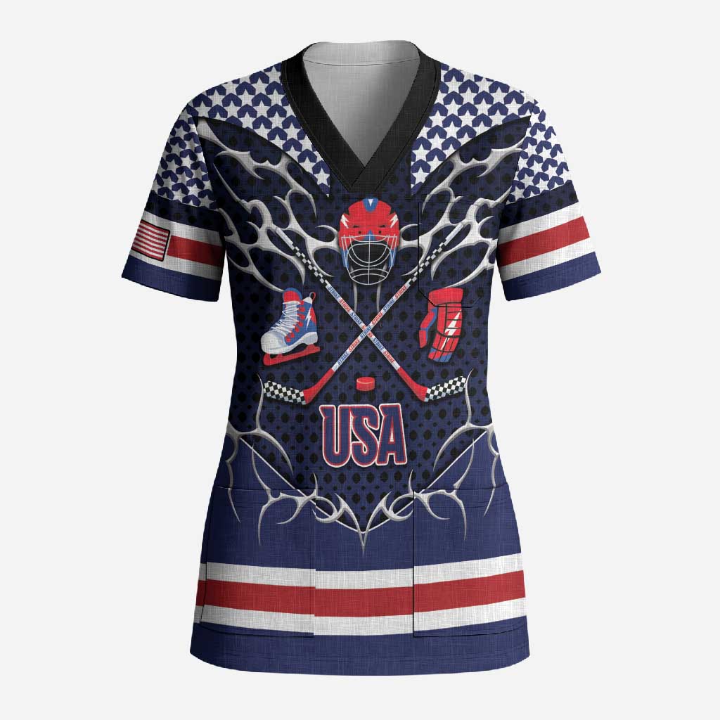 Custom USA Ice Hockey Scrub Top United Ice Power