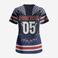 Custom USA Ice Hockey Scrub Top United Ice Power
