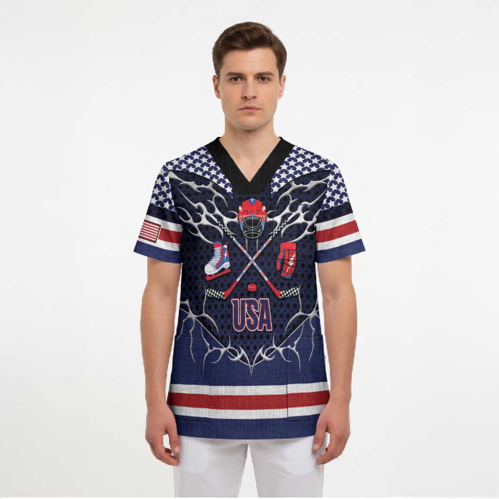 Custom USA Ice Hockey Scrub Top United Ice Power