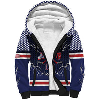 Custom USA Ice Hockey Sherpa Hoodie United Ice Power