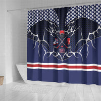 USA Ice Hockey Shower Curtain United Ice Power