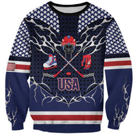 Custom USA Ice Hockey Sweatshirt United Ice Power