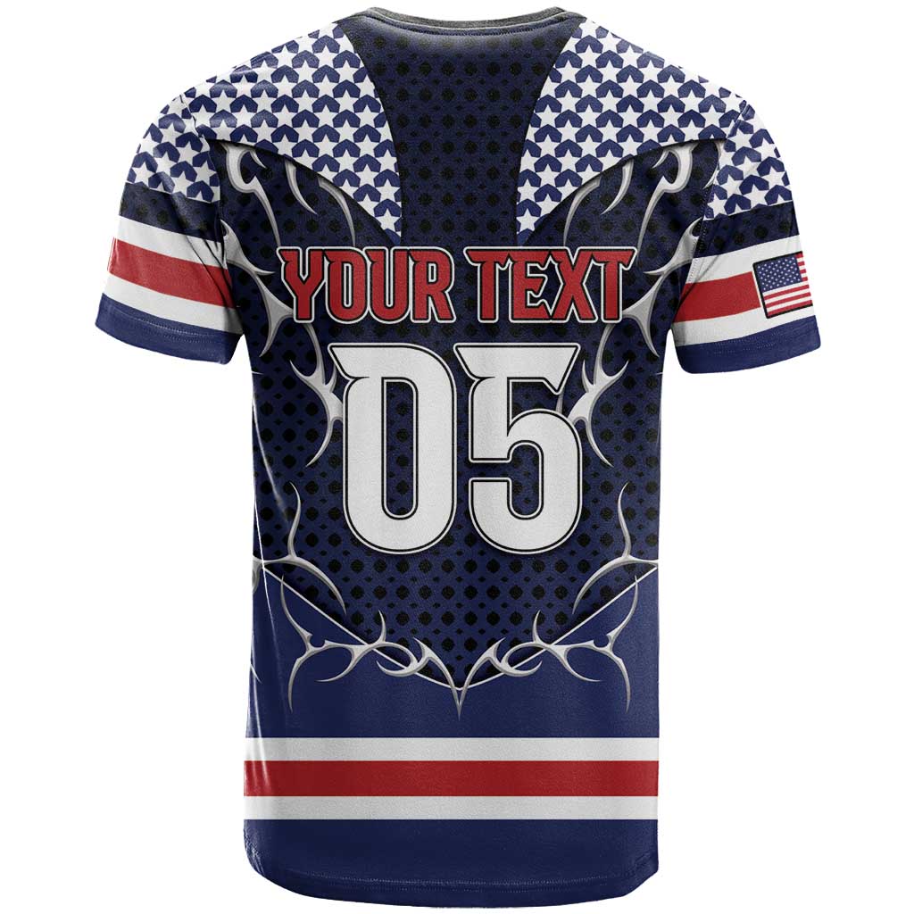Custom USA Ice Hockey T Shirt United Ice Power