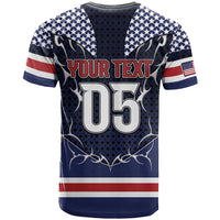 Custom USA Ice Hockey T Shirt United Ice Power