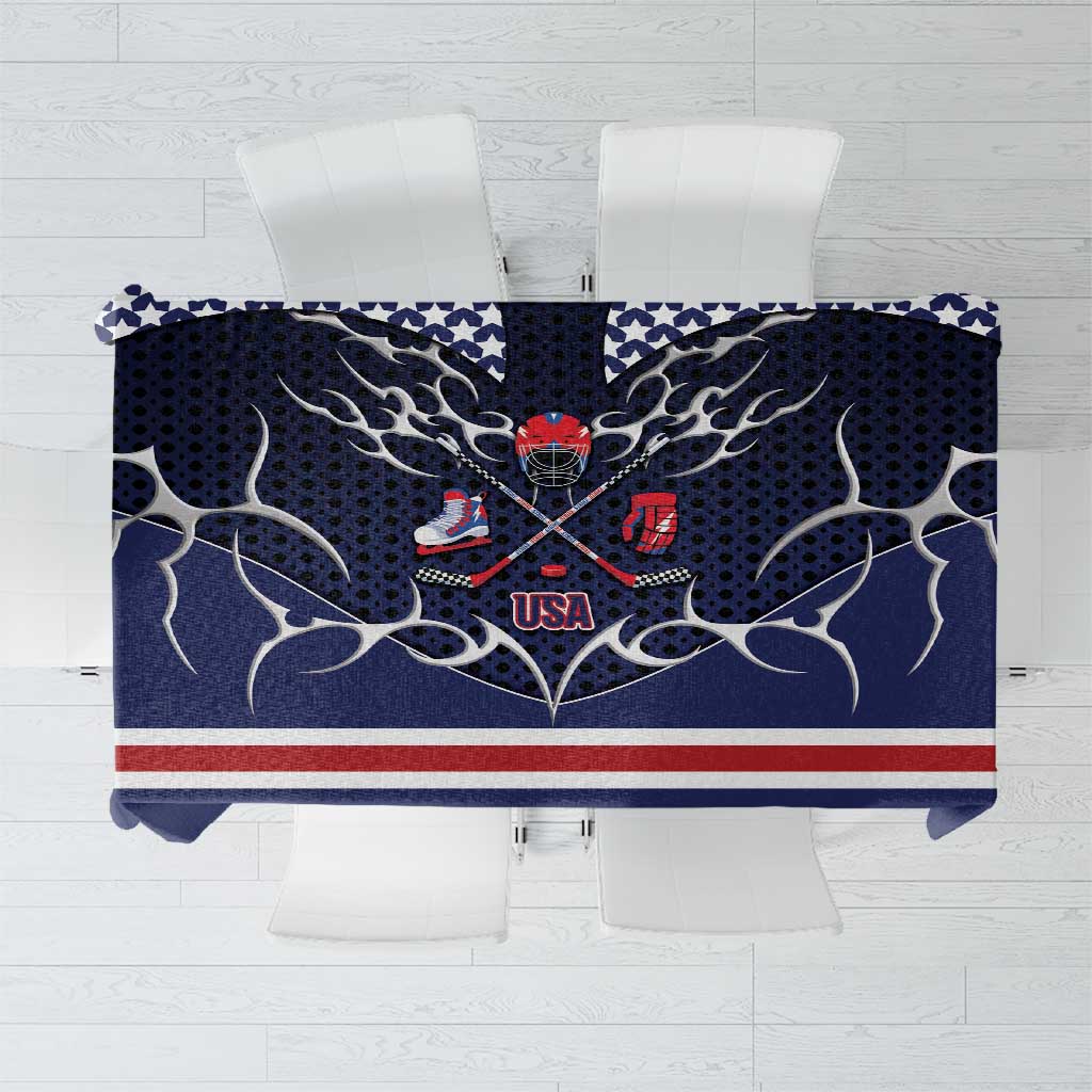 USA Ice Hockey Tablecloth United Ice Power