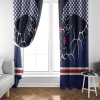USA Ice Hockey Window Curtain United Ice Power