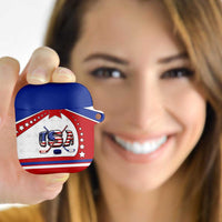 USA Ice Hockey AirPods Case Stars And Stripes