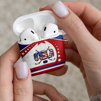 USA Ice Hockey AirPods Case Stars And Stripes
