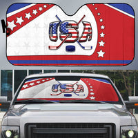 USA Ice Hockey Auto Sun Shade Stars And Stripes