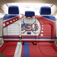 USA Ice Hockey Back Car Seat Cover Stars And Stripes