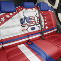 USA Ice Hockey Back Car Seat Cover Stars And Stripes