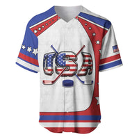 Custom USA Ice Hockey Baseball Jersey Stars And Stripes