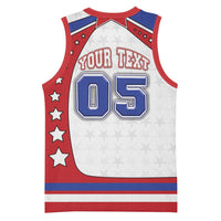 Custom USA Ice Hockey Basketball Jersey Stars And Stripes
