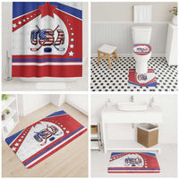 USA Ice Hockey Bathroom Set Stars And Stripes