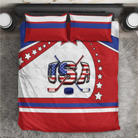 USA Ice Hockey Bedding Set Stars And Stripes